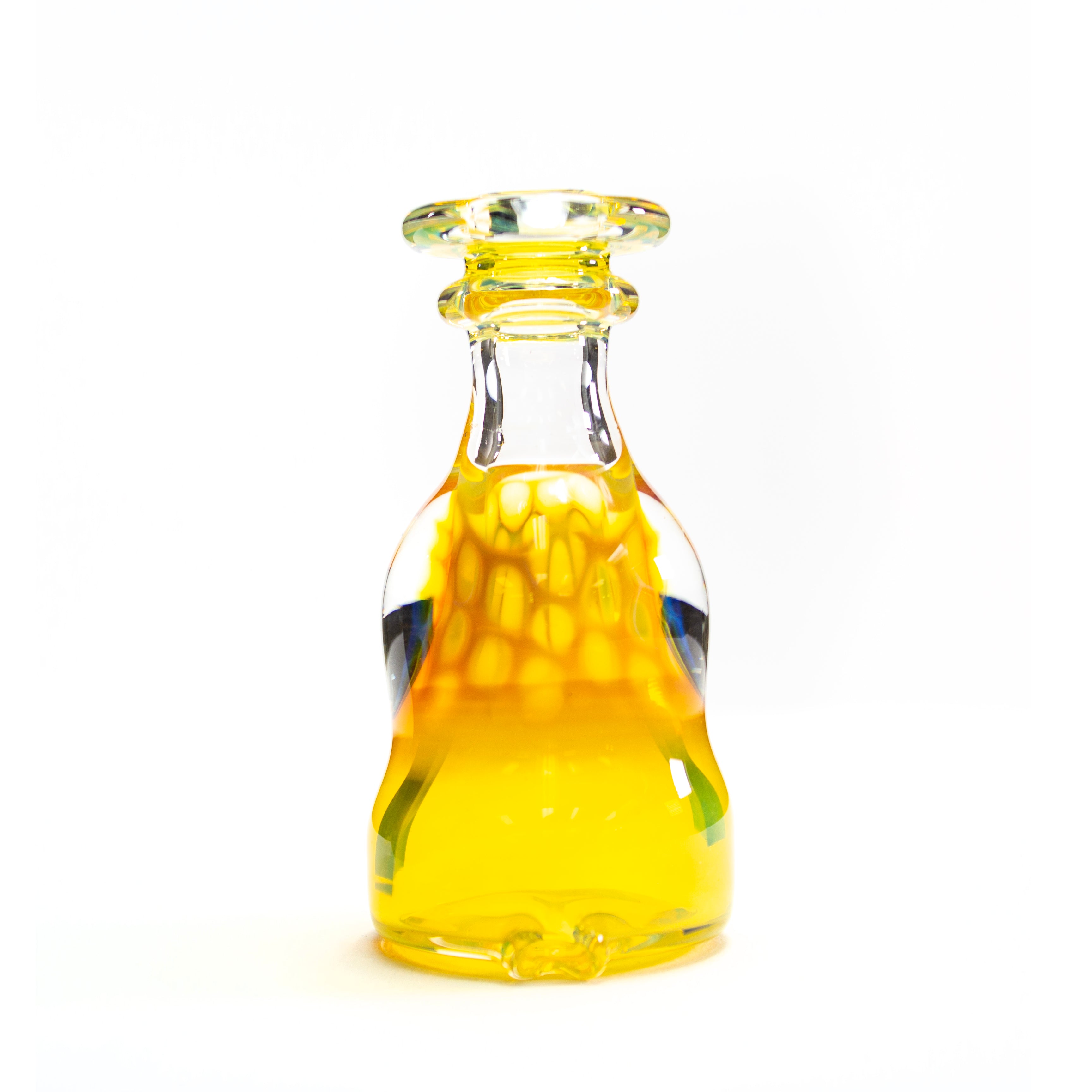 Catfish Glass Fumed Lip Honeycomb Dry Top #CAF34 - Planet Caravan